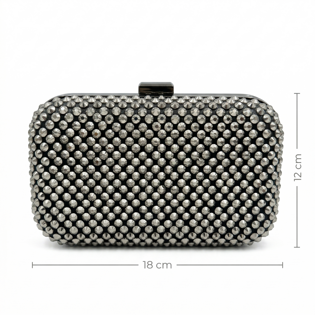 Crystal Luxe 3-Way Clutch Bag
