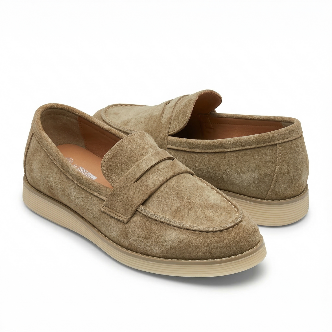 حذاء لوفر سويد فاخر من كندرة