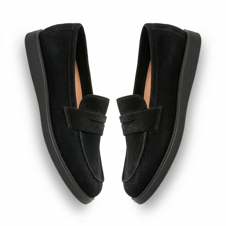 حذاء لوفر سويد فاخر من كندرة