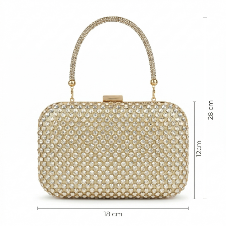 Crystal Luxe 3-Way Clutch Bag