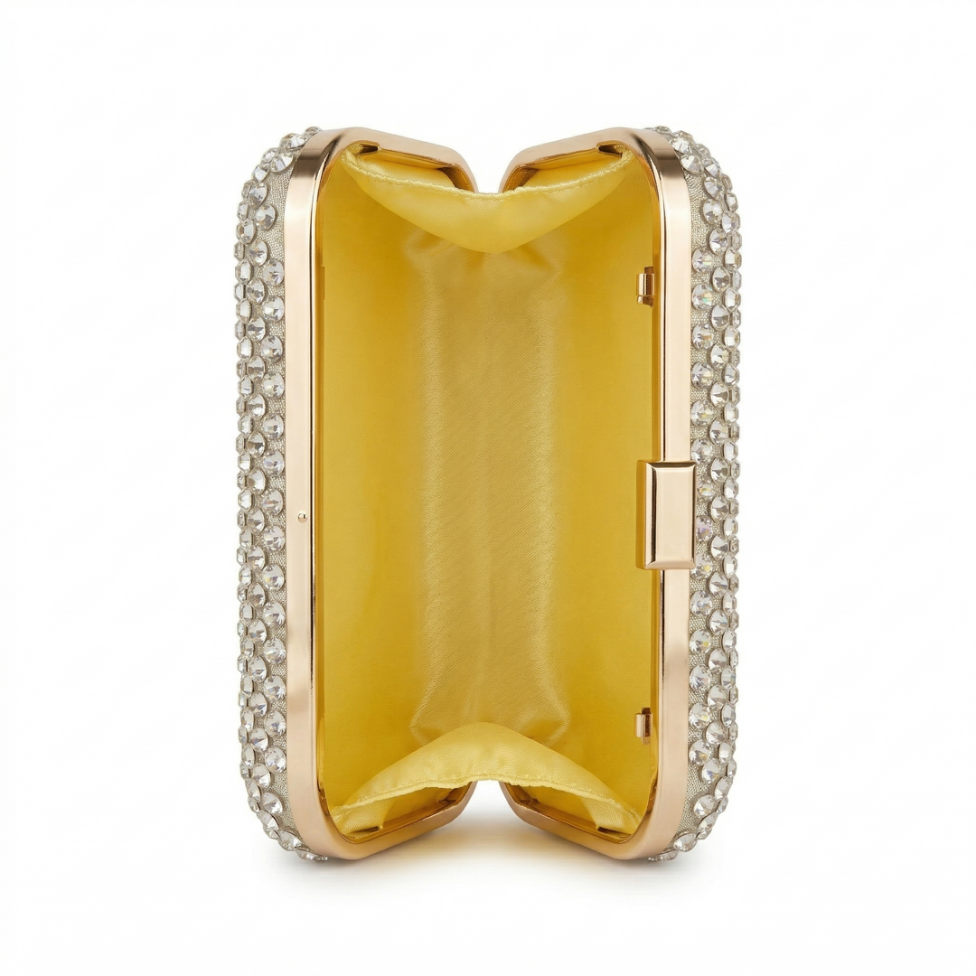 Crystal Luxe 3-Way Clutch Bag