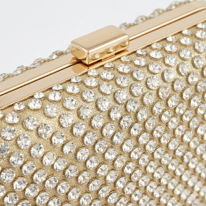 Crystal Luxe 3-Way Clutch Bag