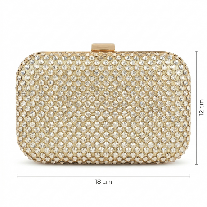 Crystal Luxe 3-Way Clutch Bag