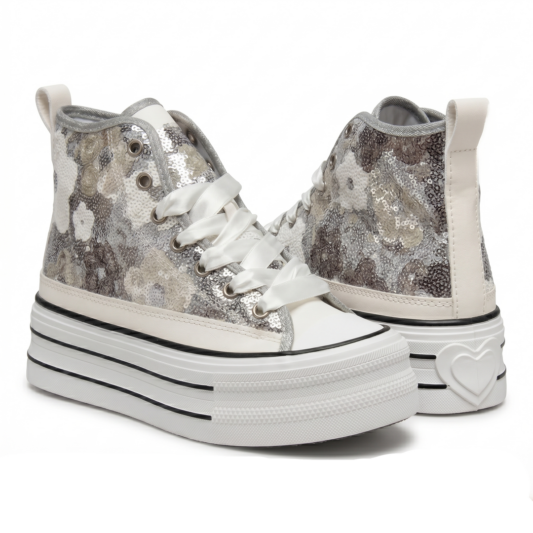 Aurora Bloom Platform Sneakers