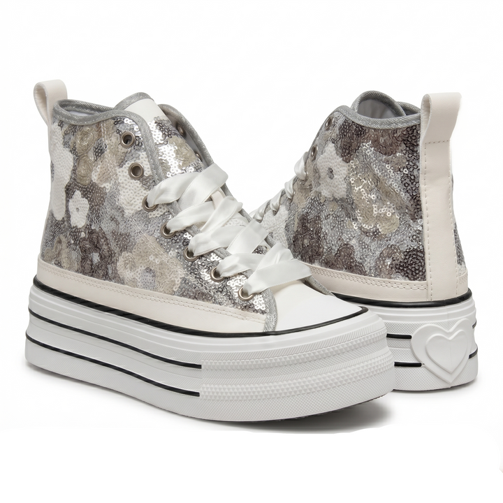 Aurora Bloom Platform Sneakers