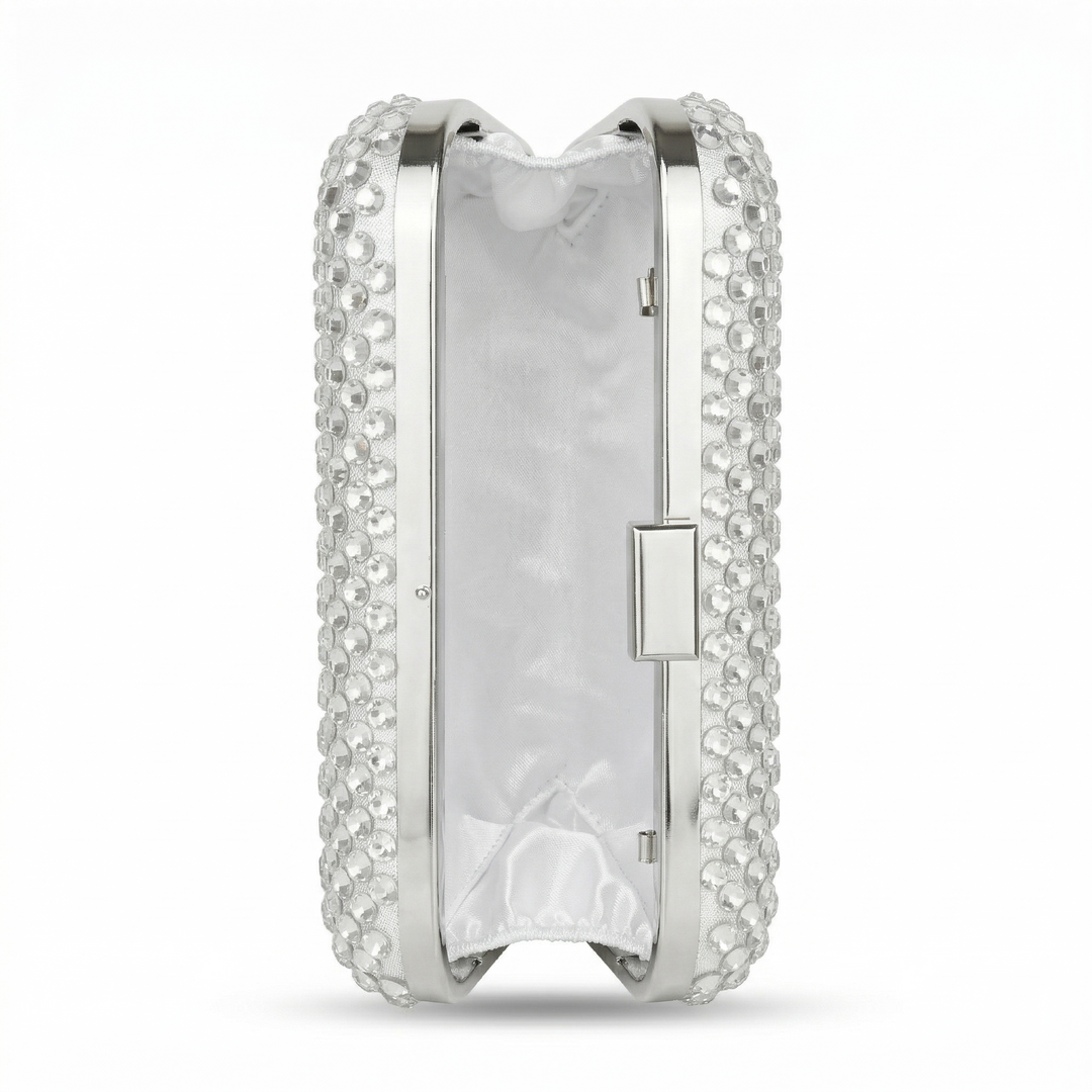 Crystal Luxe 3-Way Clutch Bag