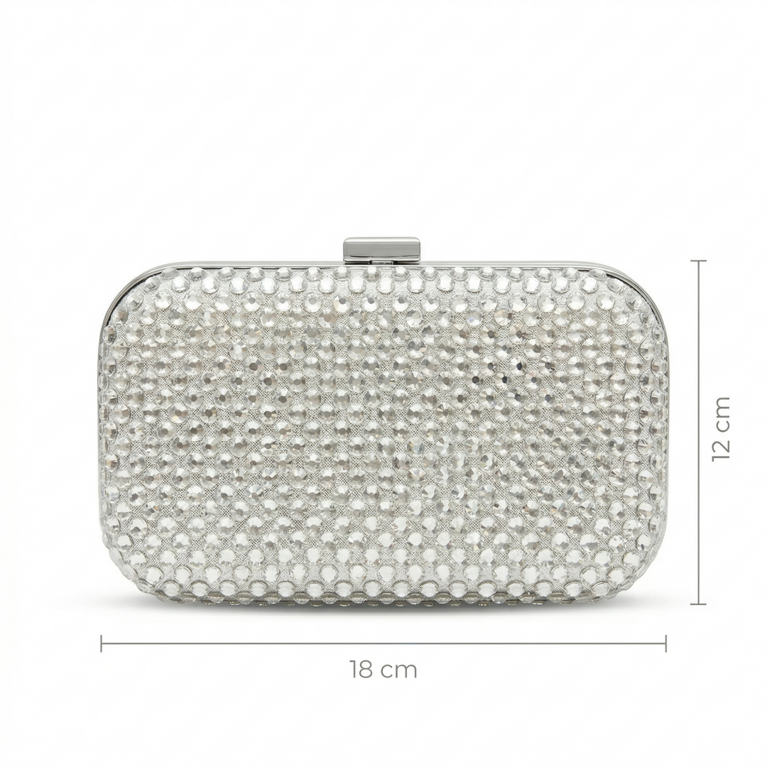 Crystal Luxe 3-Way Clutch Bag