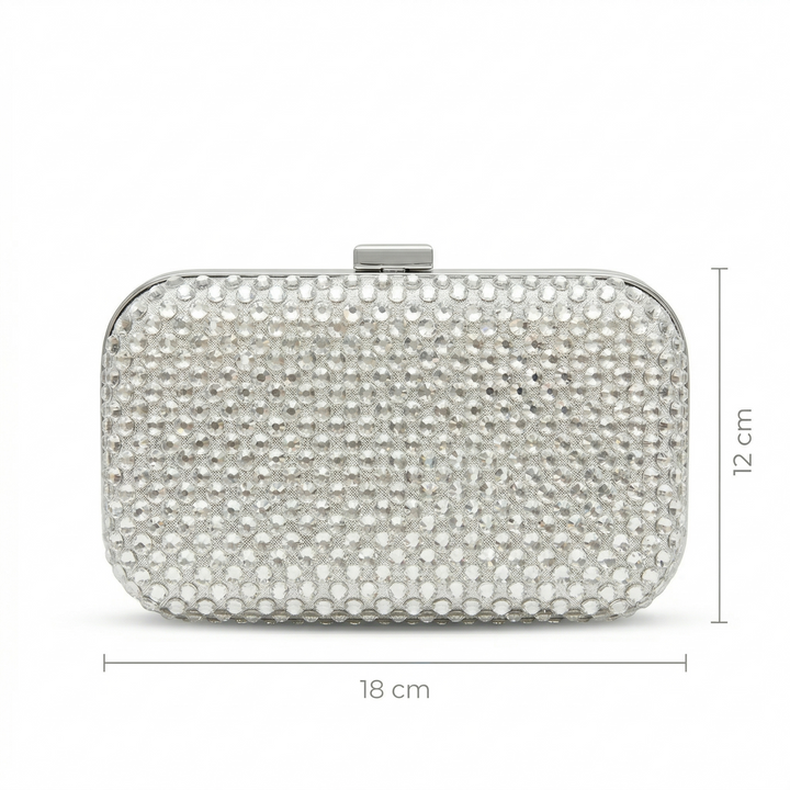 Crystal Luxe 3-Way Clutch Bag