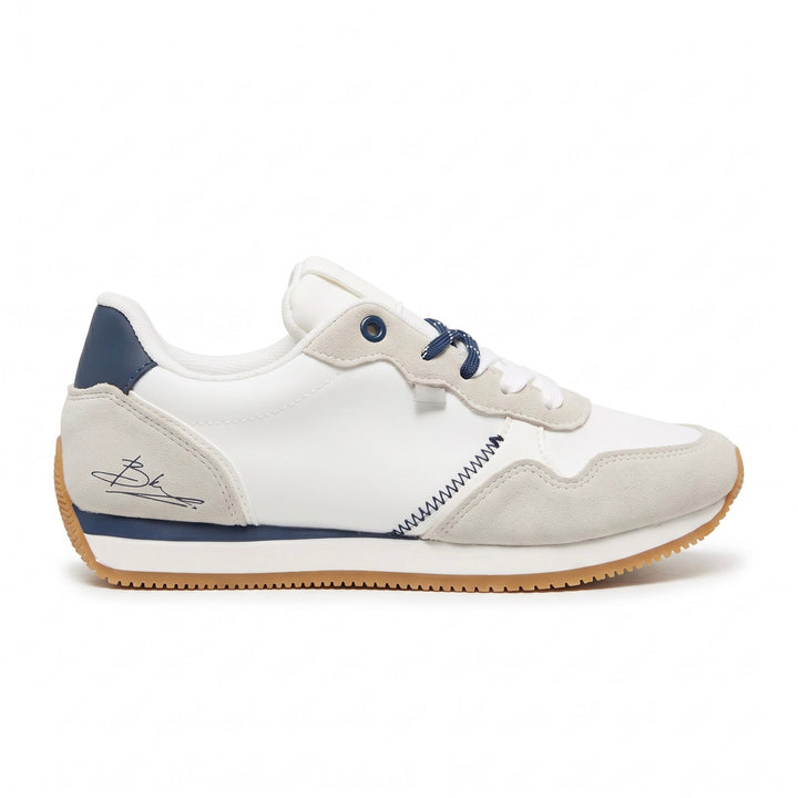 Mila Retro Suede-Trim Sneakers