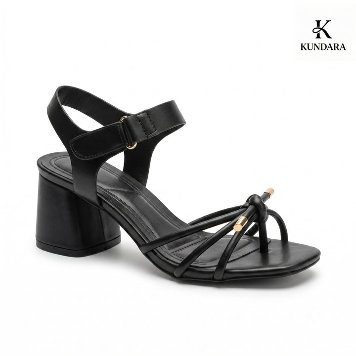 Aria Knot Block Heel Sandal