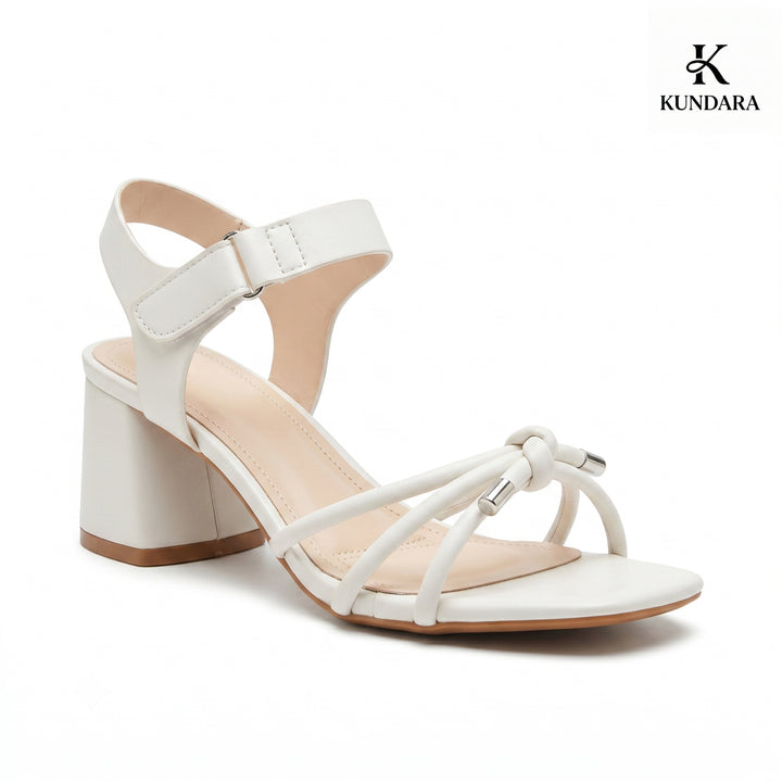 Aria Knot Block Heel Sandal