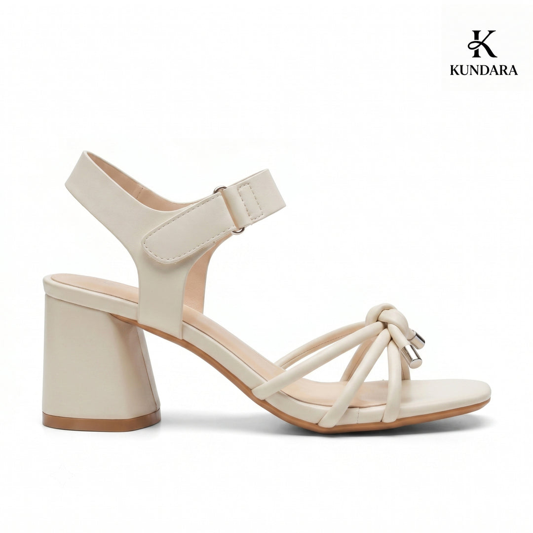 Aria Knot Block Heel Sandal