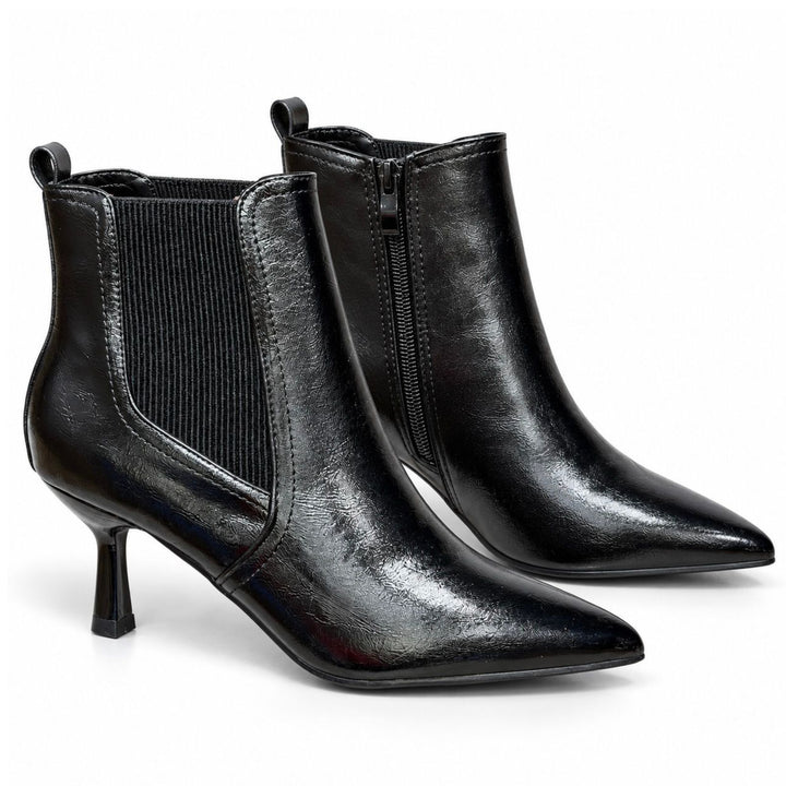 Vivienne Kitten Heel Boots