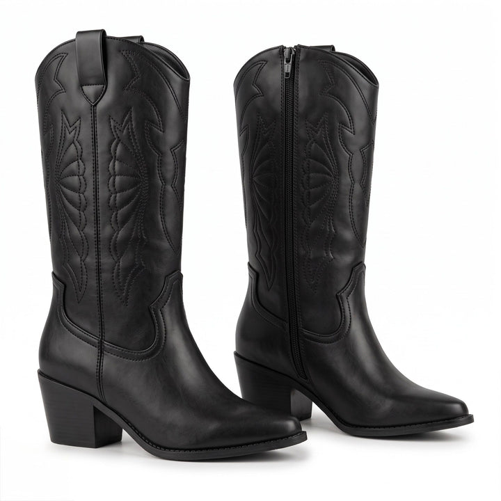 Dakota Embroidered Western Boots
