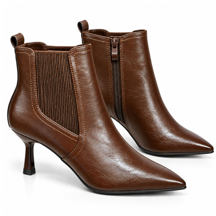 Vivienne Kitten Heel Boots