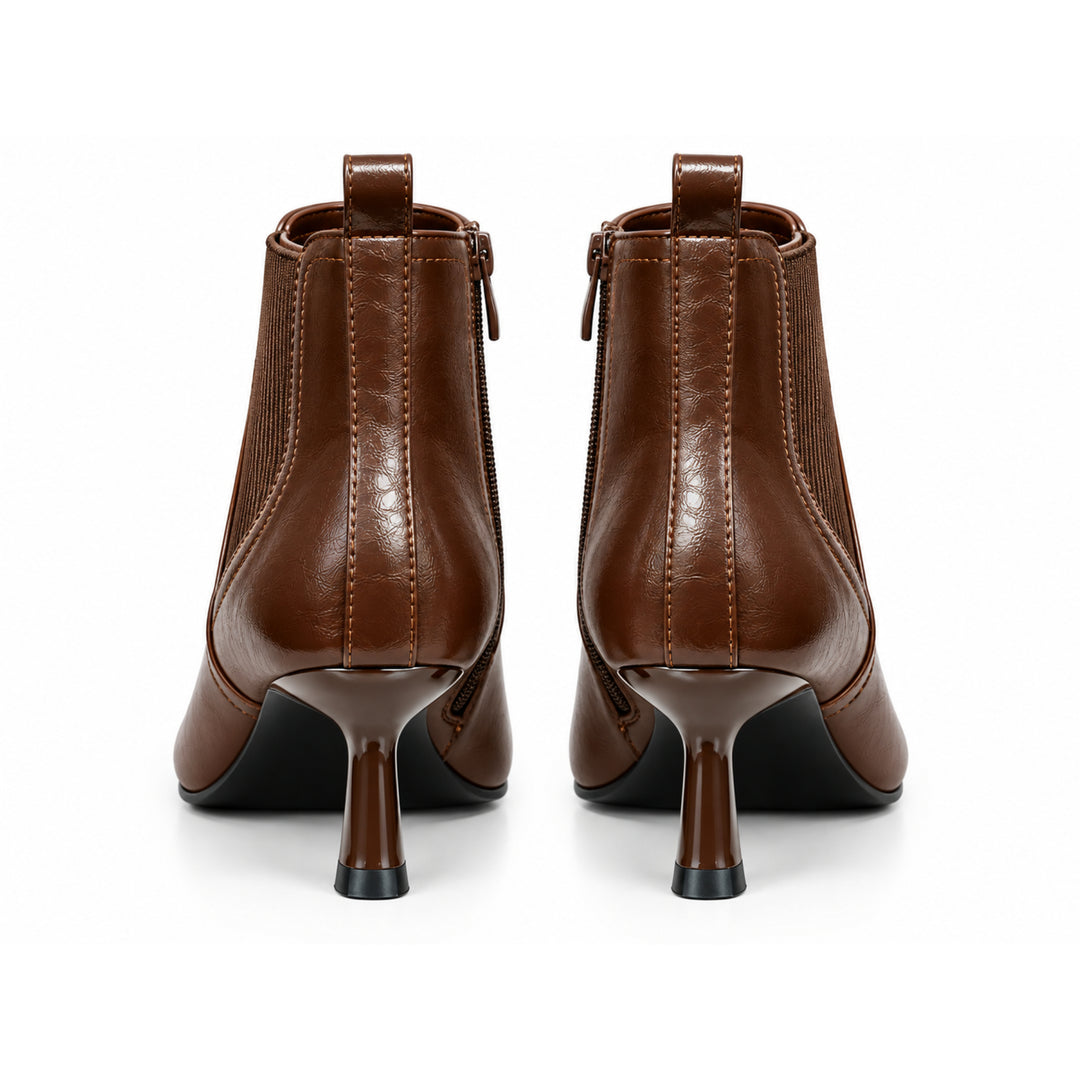 Vivienne Kitten Heel Boots