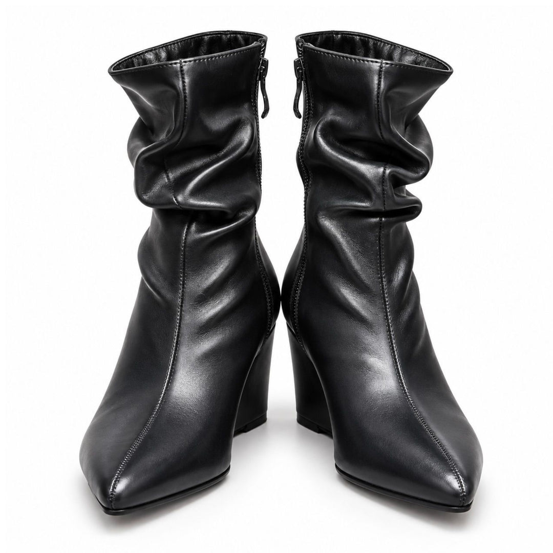 Selene Slouch Wedge Ankle Boots