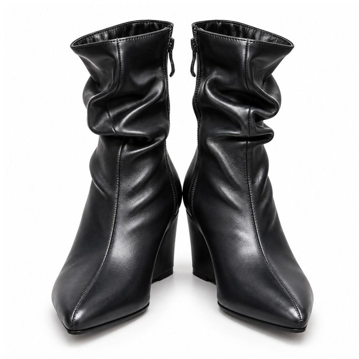 Selene Slouch Wedge Ankle Boots