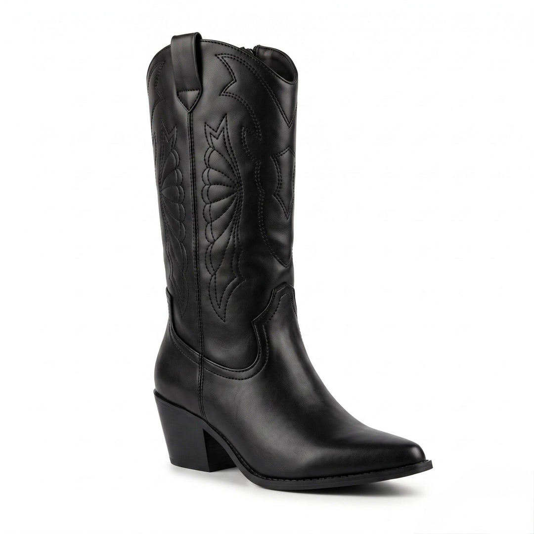 Dakota Embroidered Western Boots