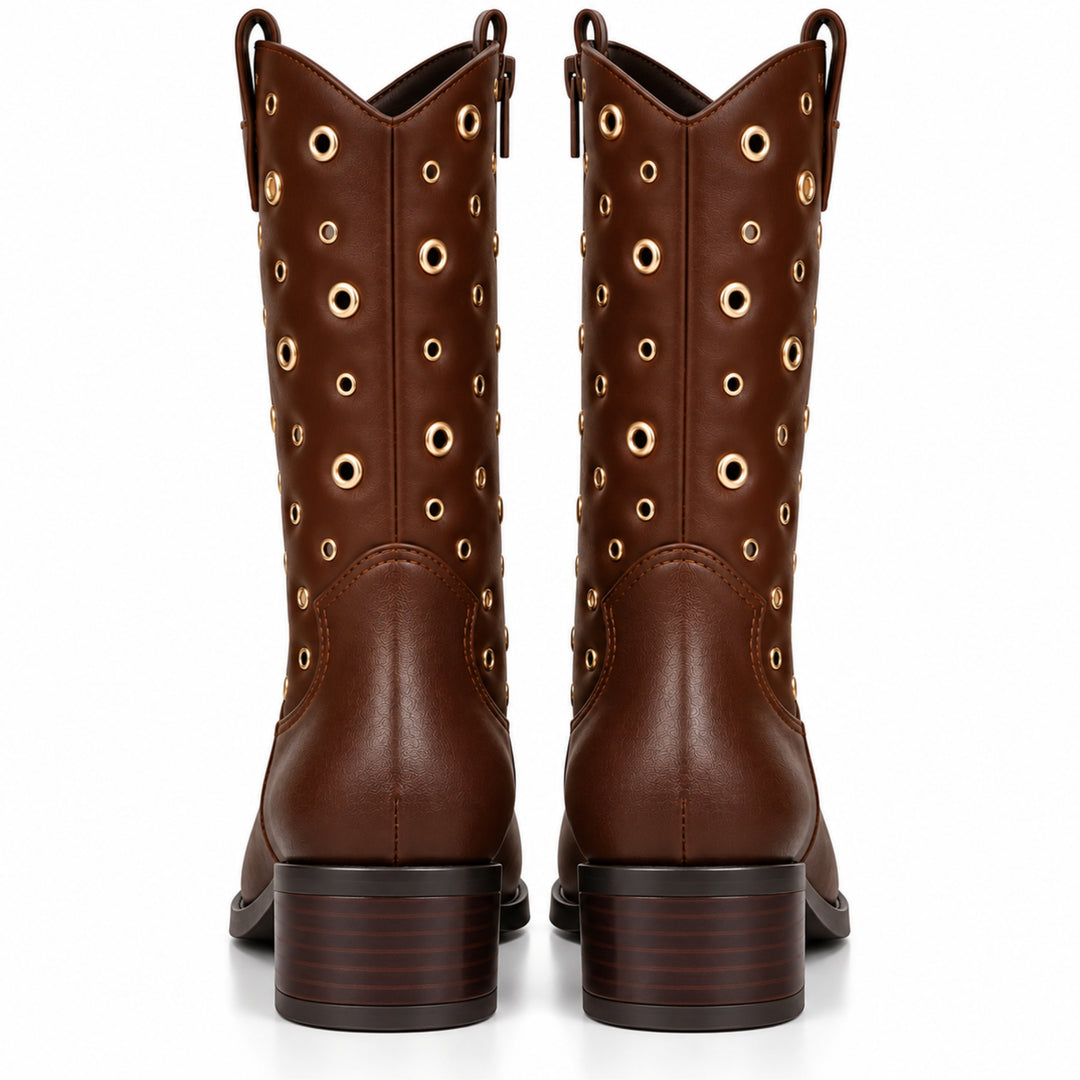Riley Eyelet Western Boots