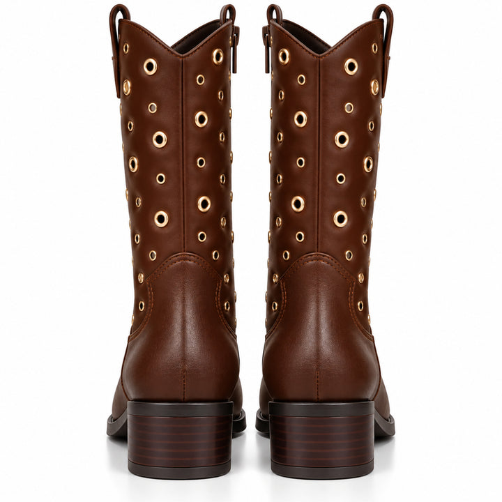 Riley Eyelet Western Boots