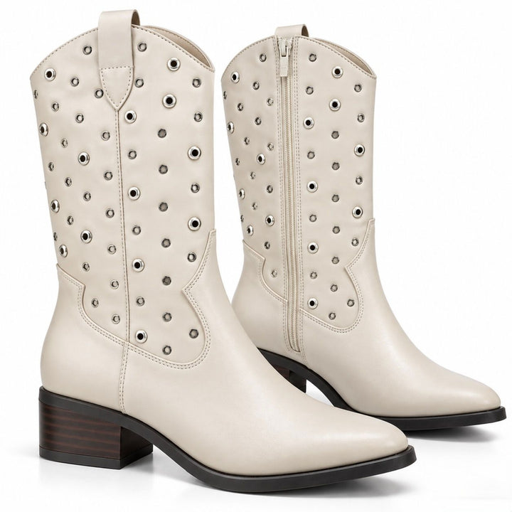 Riley Eyelet Western Boots