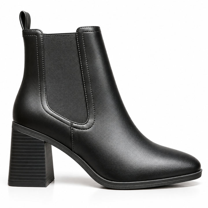 Camille Chelsea Block-Heel Ankle Boots