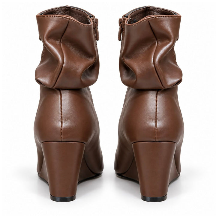 Selene Slouch Wedge Ankle Boots
