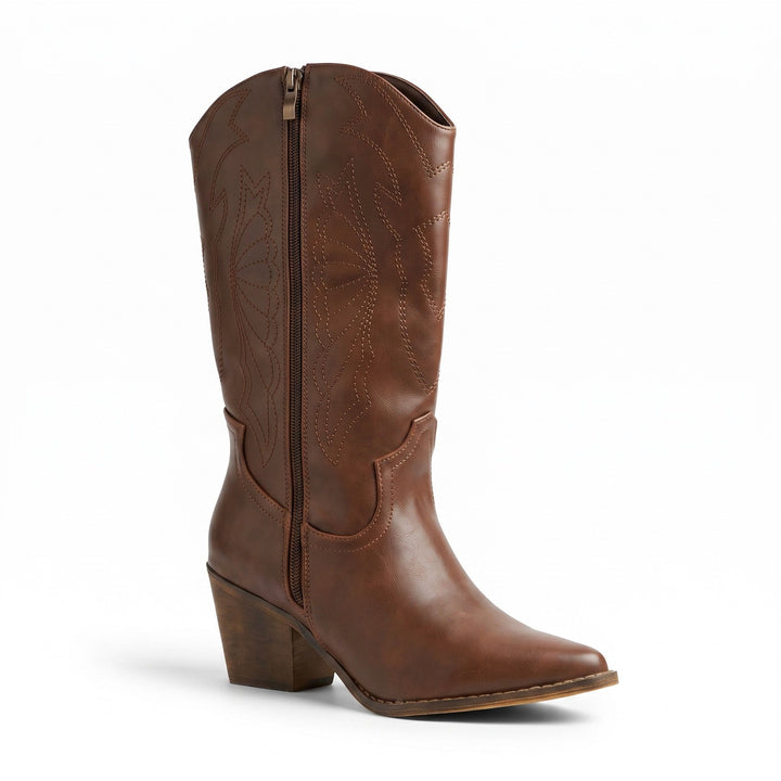 Dakota Embroidered Western Boots