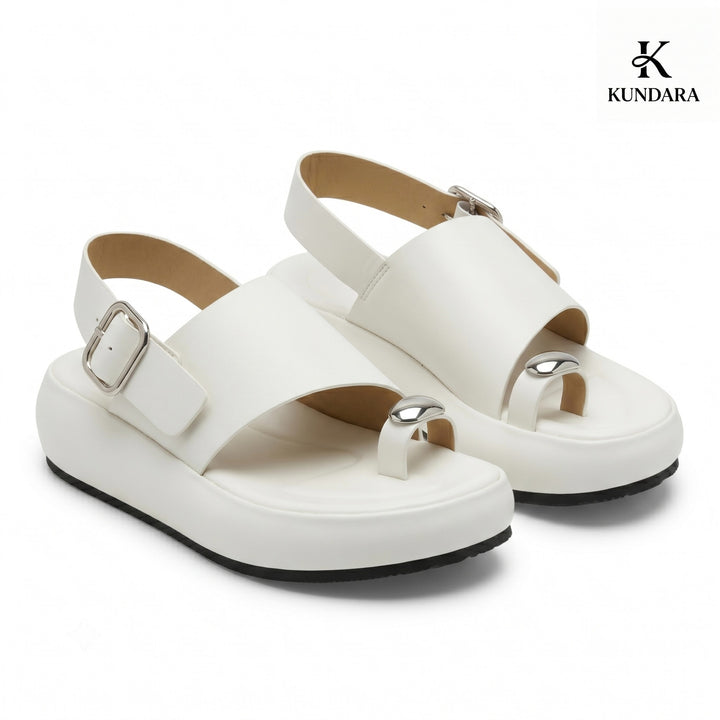 Nova Metallic Platform Sandal