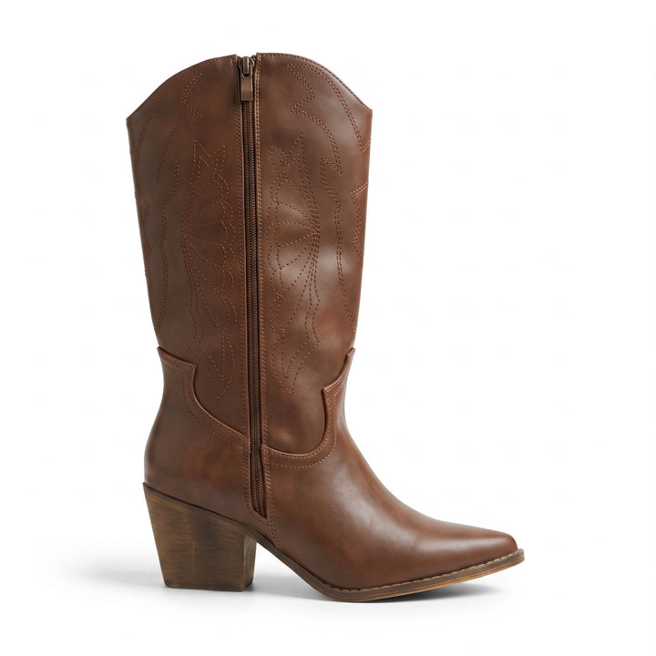 Dakota Embroidered Western Boots