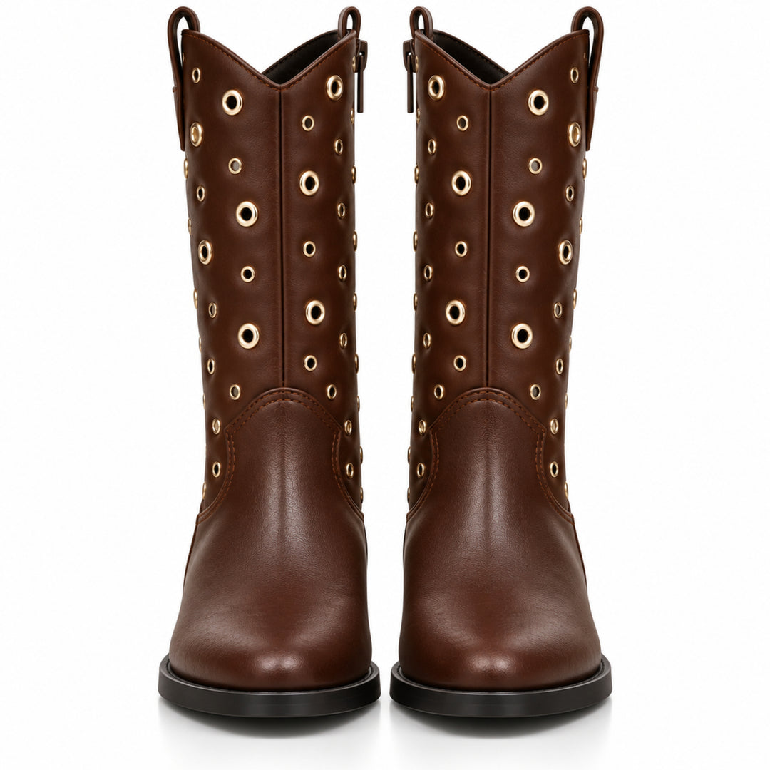 Riley Eyelet Western Boots