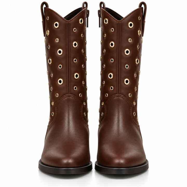 Riley Eyelet Western Boots