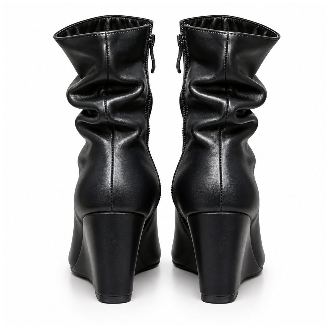 Selene Slouch Wedge Ankle Boots