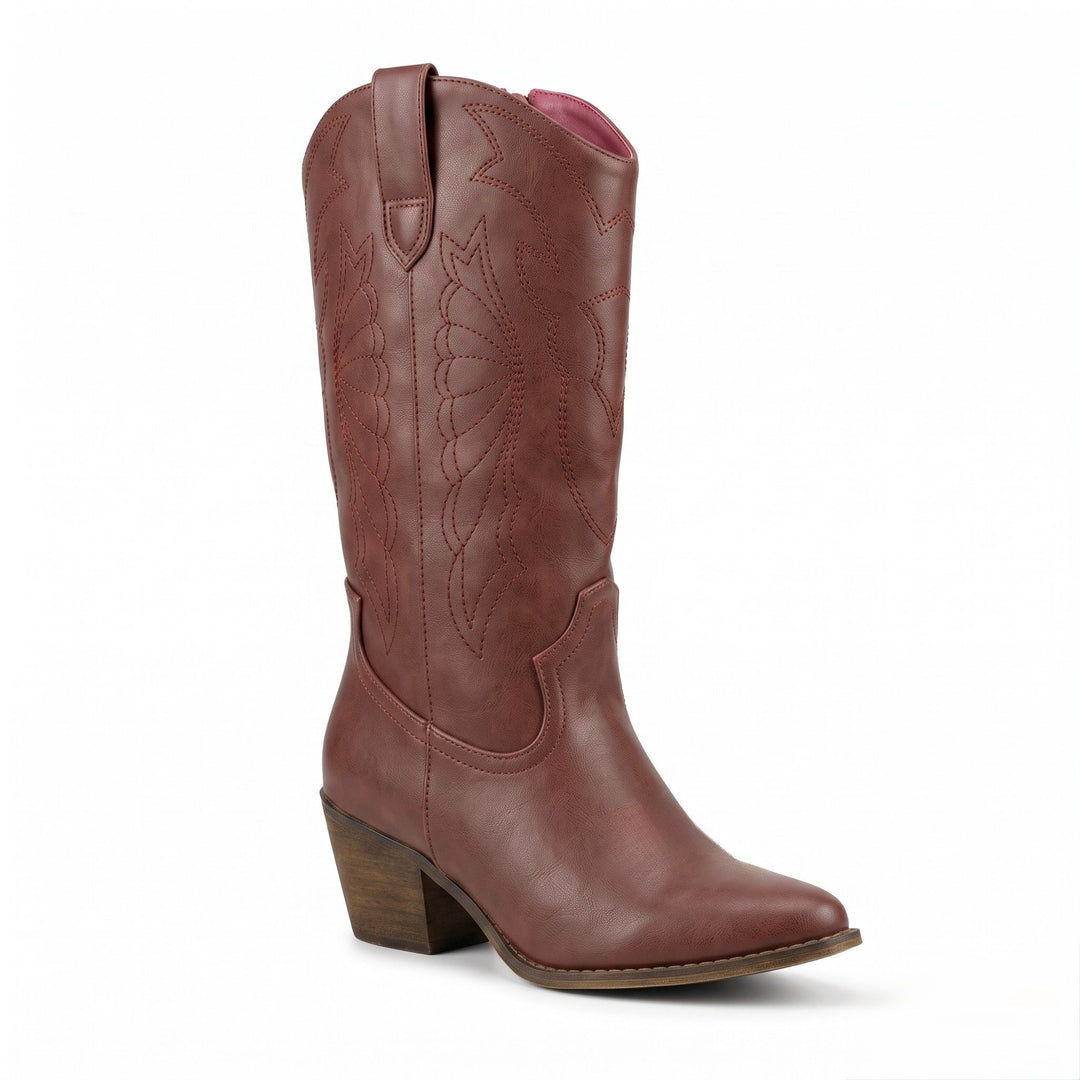 Dakota Embroidered Western Boots
