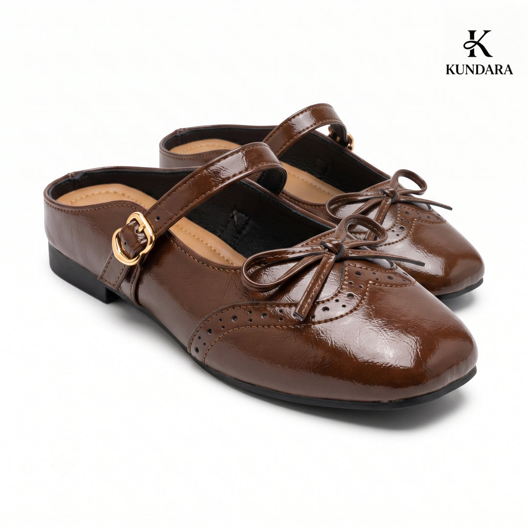 Elodie Patent Mary Jane Mule
