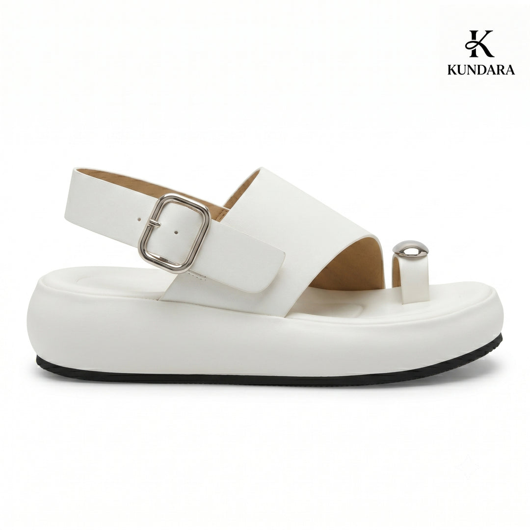 Nova Metallic Platform Sandal