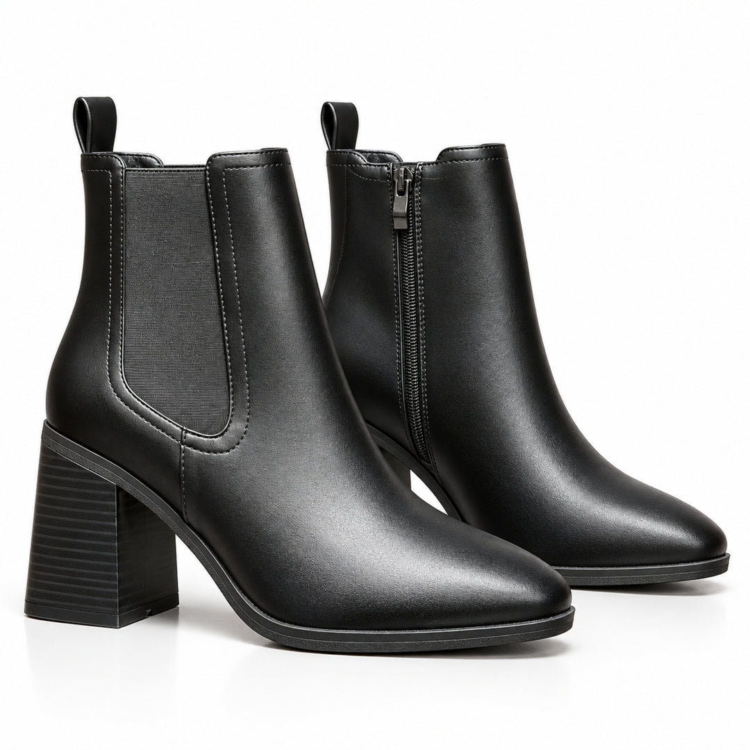 Camille Chelsea Block-Heel Ankle Boots