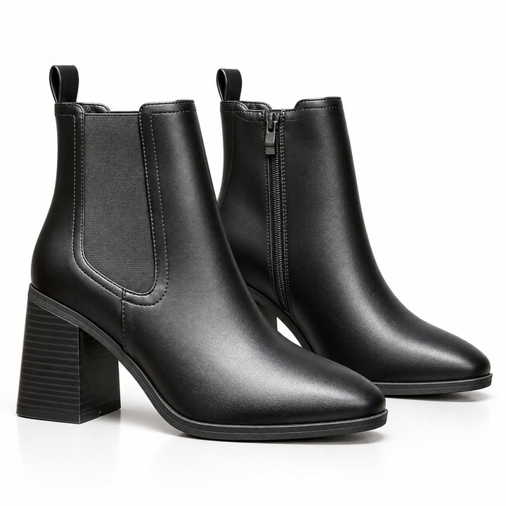 Camille Chelsea Block-Heel Ankle Boots