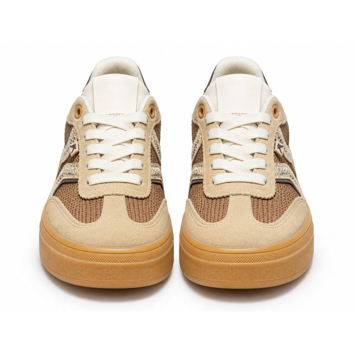 Knit Platform Sneakers