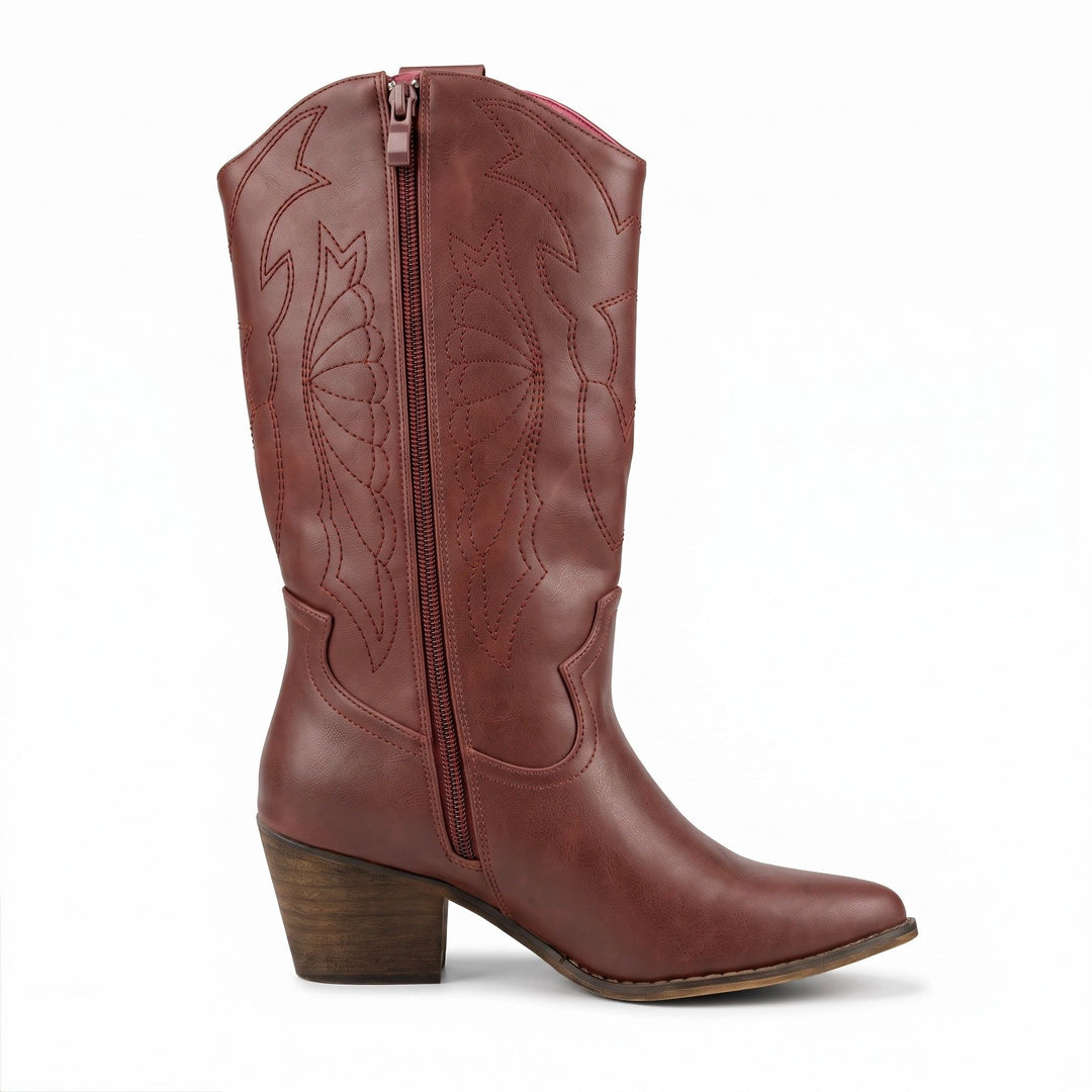 Dakota Embroidered Western Boots