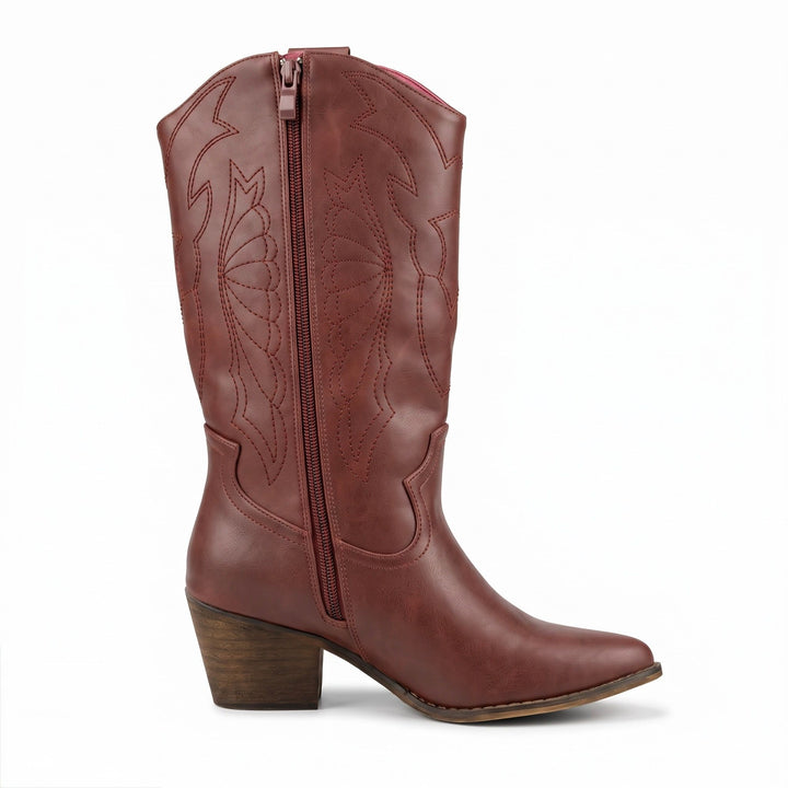 Dakota Embroidered Western Boots