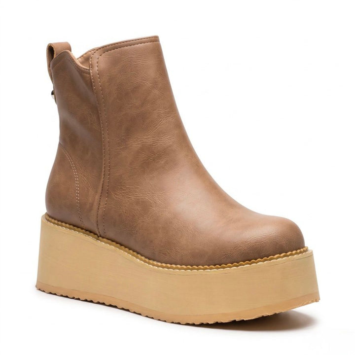 Harley Chunky Platform Ankle Boots