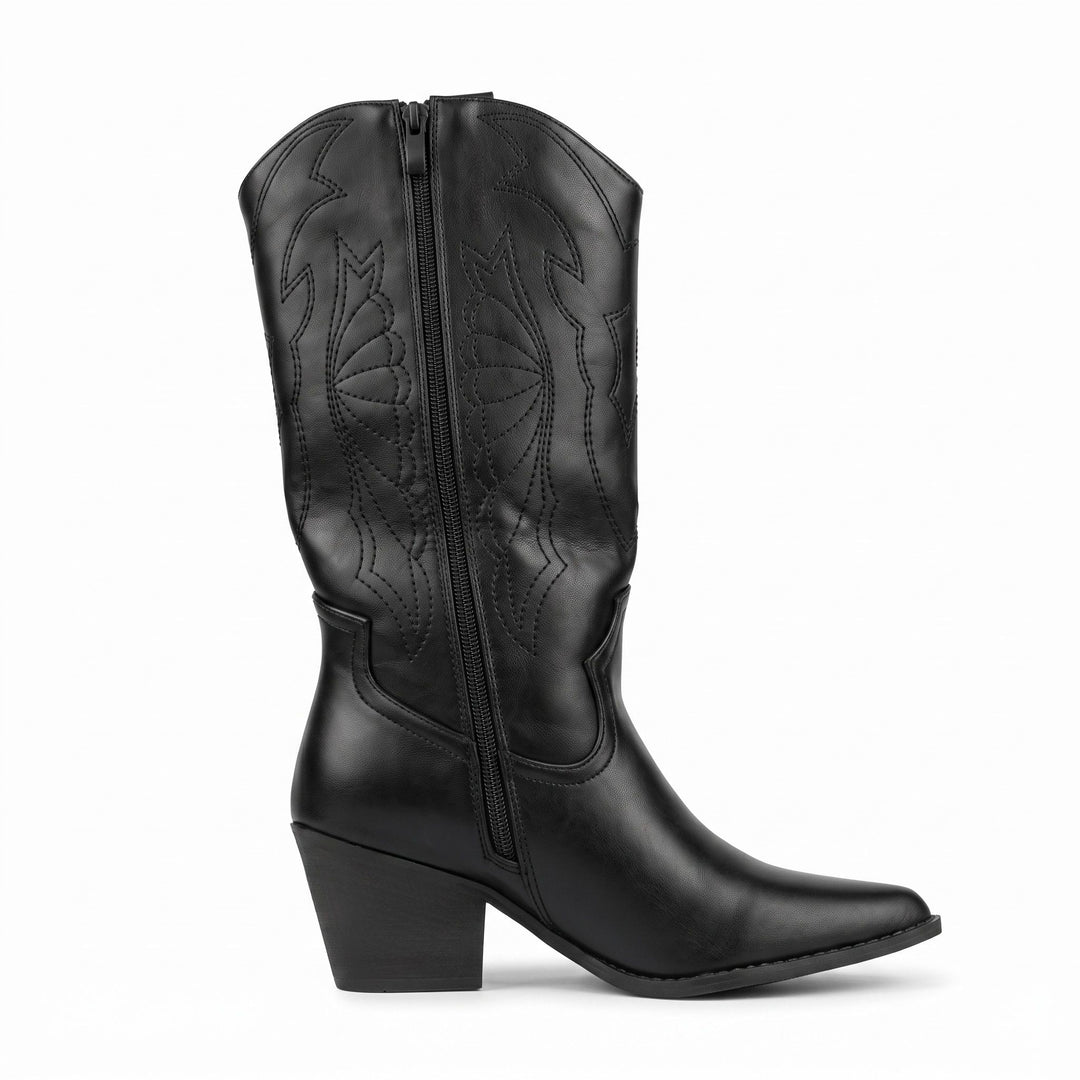 Dakota Embroidered Western Boots