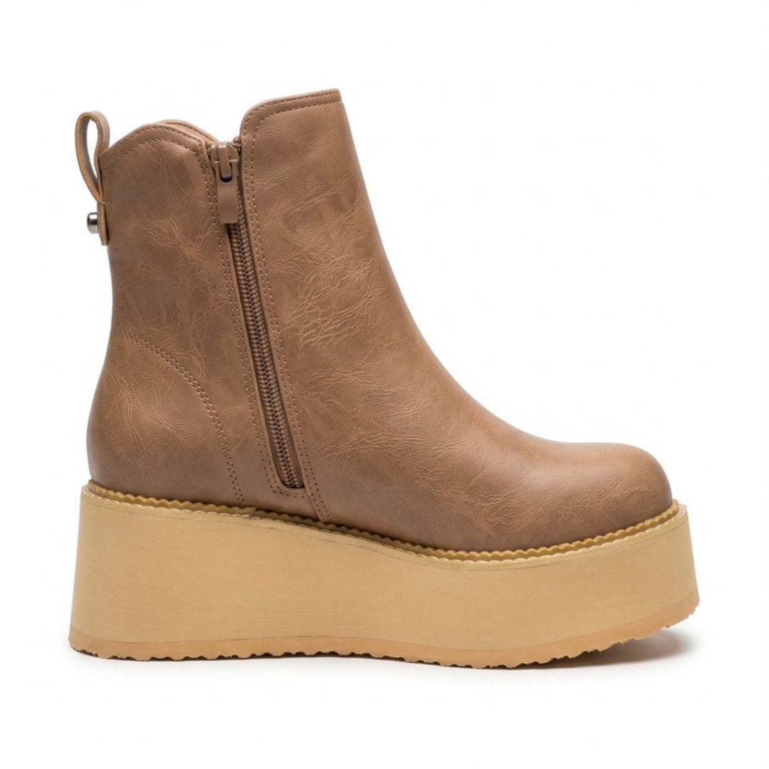 Harley Chunky Platform Ankle Boots