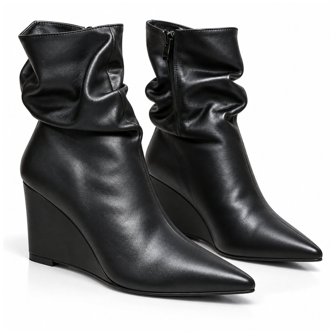Selene Slouch Wedge Ankle Boots