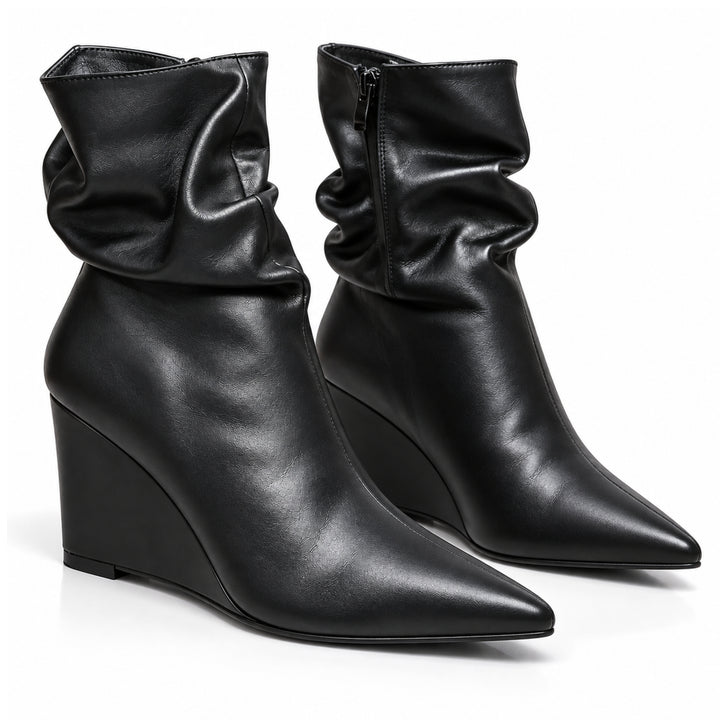 Selene Slouch Wedge Ankle Boots