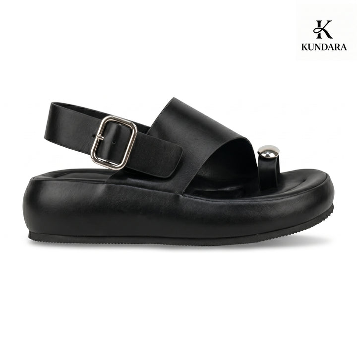 Nova Metallic Platform Sandal