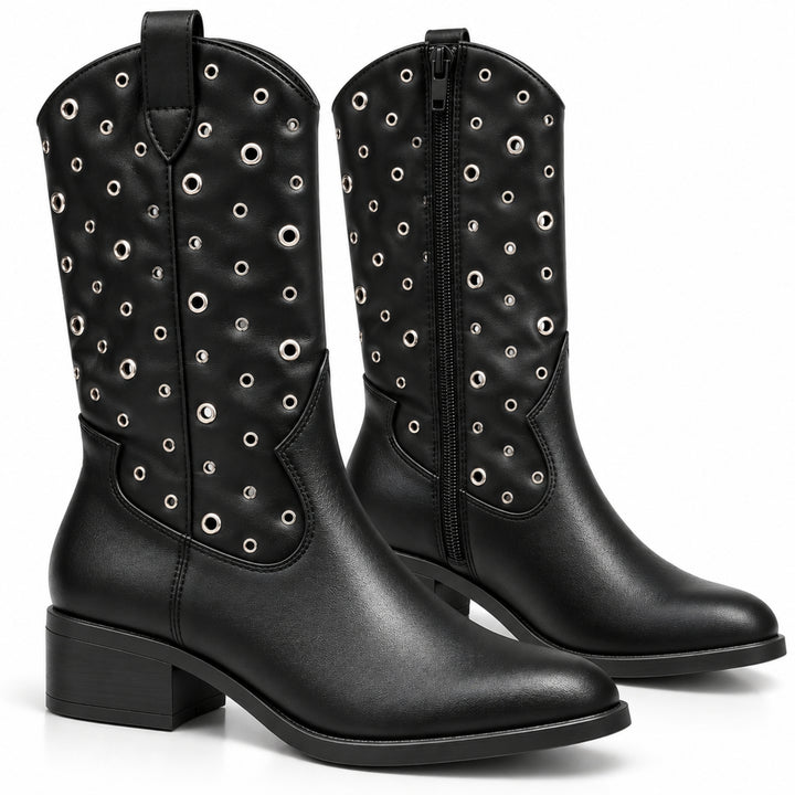 Riley Eyelet Western Boots