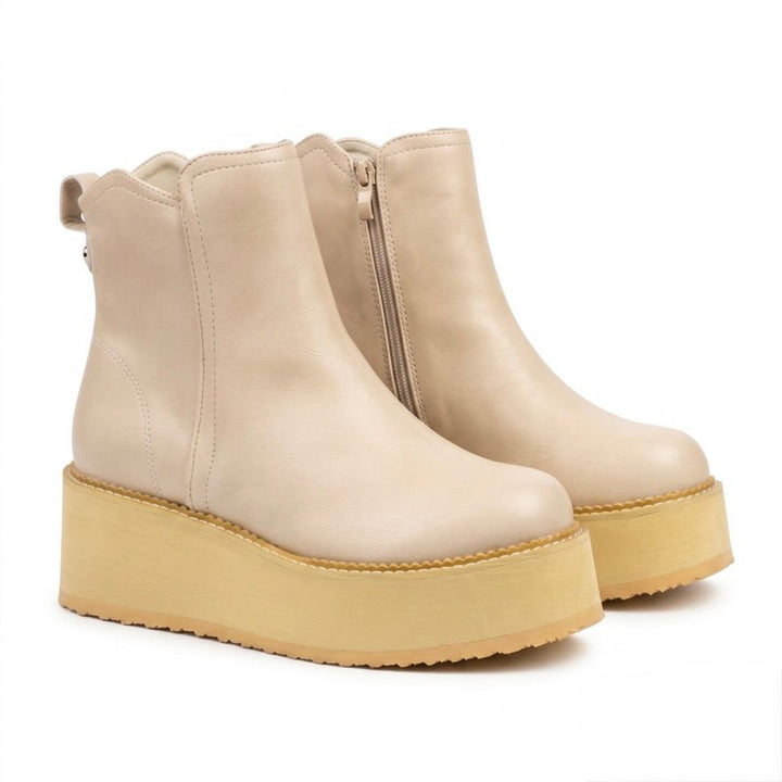 Harley Chunky Platform Ankle Boots